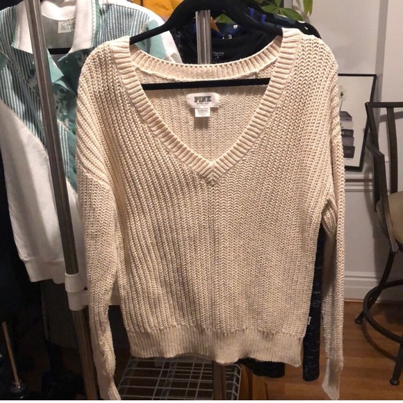 Victorias Secret Pink Campus Oversize Sweater - Picture 4 of 8